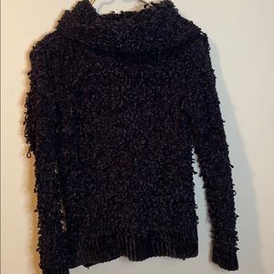 BB Dakota black shaggy sweater